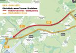 Dialnicu D1 v smere do Bratislavy docasne uzavru