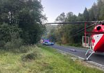Nehoda na Spisi Motorkar narazil do motocykla