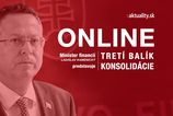 Vlada predstavila konsolidaciu Chce setrit aj na vydavkoch