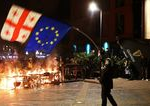 Policia v Gruzinsku pred volbami rohanala demonstrantov