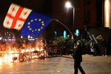 Policia v Gruzinsku pred volbami rohanala demonstrantov