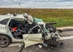 Vazna nehoda na vychode Slovenska Auto po zrazke s kamionom
