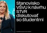 Sefke STVR Martine Flasikovej vysoka skola oznamila ze priestor zastupcom telerozhlasu neposkytne