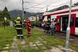 v stanici Krpelany sa zrazili dva vlaky hasicii zasahuju na mieste a hlasia prve zranenia
