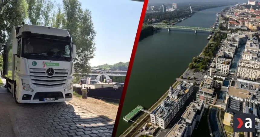 Na Dunaji sa objavil nový pontón, pribudnú ďalšie. Štát ich povolil firme dcér politika