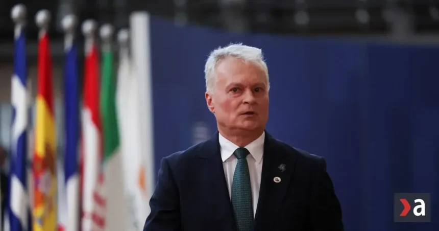 NATO zostrelilo dron v Litve, potvrdil prezident Nauséda