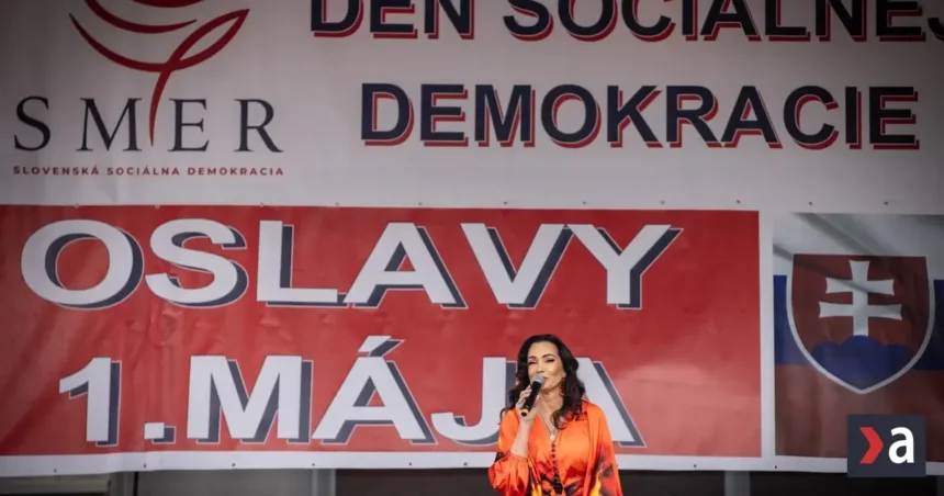 Nie som fialová, červená ani modrá, hovorí známa moderátorka po kauze na akcii strany