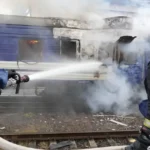 Ruský dron zaútočil na vlak pri Poľsku pár minút po vlaku s Johnsonom