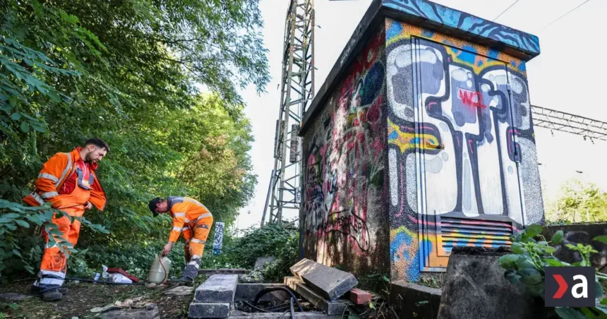 Sabotáž ochromila železnice na západe Nemecka. Káble prerušené zámerne stopli spoje