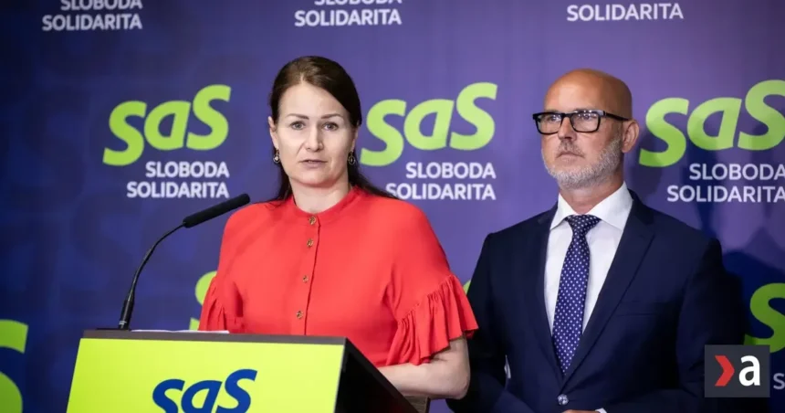 SaS žiada vládu podporiť jasné postoje Pellegriniho k vojne na Ukrajine