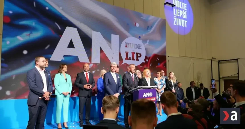 ANO stále vedie, má však najslabší výsledok od mája. STAN posilnilo.