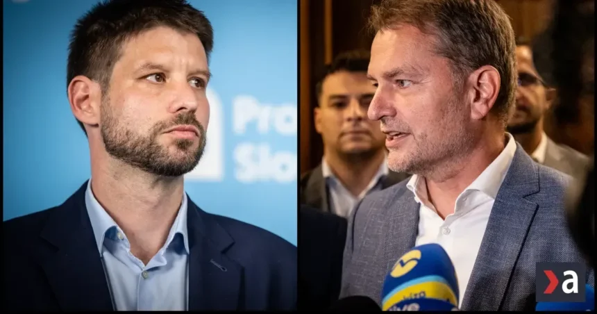 Matovič nechce Šimečku po svojom boku: na námestí s ním nevystúpi