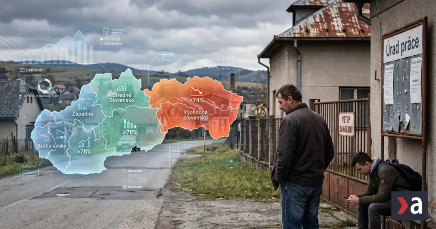 Najchudobnejší región Slovenska odhalila nová mapa Eurostatu