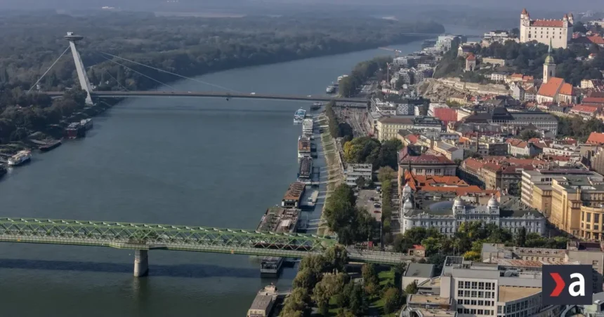 Prietok Dunaja v Devíne klesol na najnižšiu úroveň od roku 1900