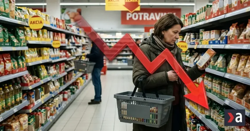 Slováci v supermarketoch nakupujú menej. Iný typ obchodu klesol ešte viac (+grafy)