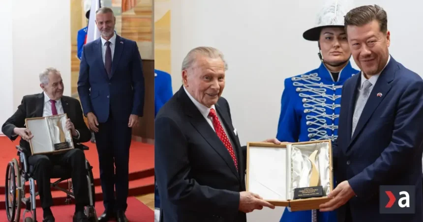 Zeman a Schuster dostali prvú Cenu za česko-slovenskú vzájomnosť